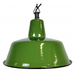 Industriální smaltovaná lampa
