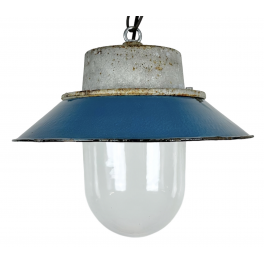 Industriální smaltovaná lampa