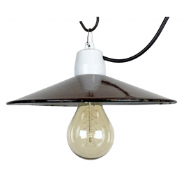 Industriální smaltovaná lampa