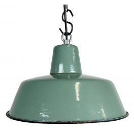 Industriální smaltovaná lampa