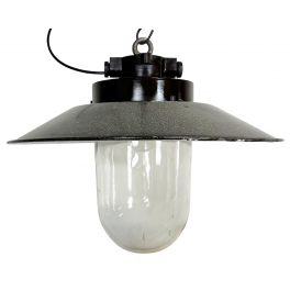 Industriální smaltovaná lampa