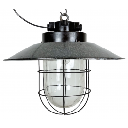 Industriální smaltovaná lampa