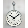 Industriální hodiny oboustranné PRAGOTRON 44 cm