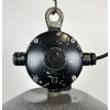 Industriální smaltovaná lampa šedá