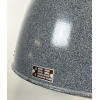 Industriální smaltovaná lampa šedá