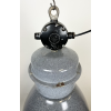 Industriální smaltovaná lampa šedá