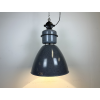 Industriální smaltovaná lampa šedá