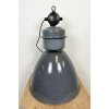 Industriální smaltovaná lampa šedá