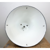 Industriální smaltovaná lampa šedá