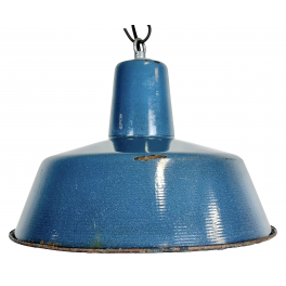 Industriální smaltovaná lampa