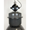 Industriální smaltovaná lampa šedá