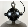 Industriální smaltovaná lampa šedá