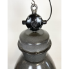 Industriální smaltovaná lampa šedá