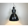 Industriální smaltovaná lampa šedá