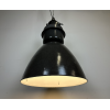 Industriální smaltovaná lampa šedá