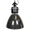 Industriální smaltovaná lampa šedá