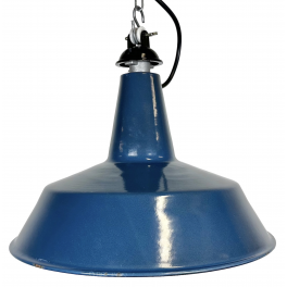 Industriální smaltovaná lampa