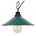 Industriální smaltovaná lampa