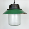Industriální smaltovaná lampa