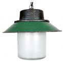 Industriální smaltovaná lampa