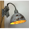Industriální nůžková lampička