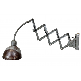 Industriální nůžková lampička
