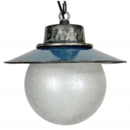 Industriální smaltovaná lampa
