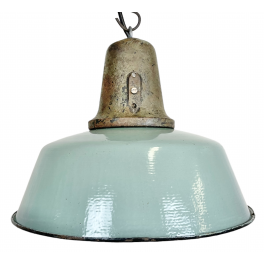 Industriální smaltovaná lampa 