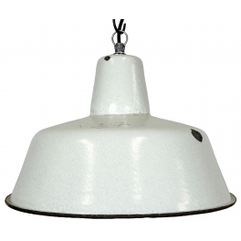 Industriální smaltovaná lampa