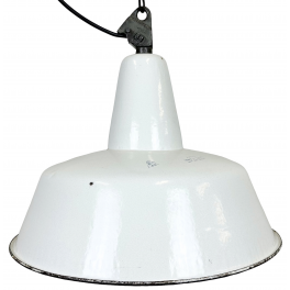 Industriální smaltovaná lampa