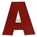 Reklamní písmeno 'A'
