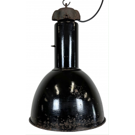 Industriální smaltovaná lampa