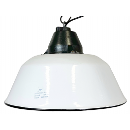 Industriální smaltovaná lampa 