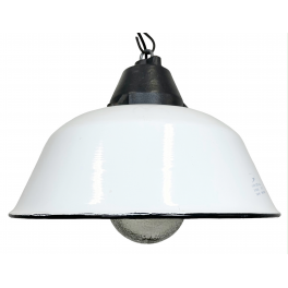 Industriální smaltovaná lampa 