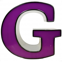 Reklamní svítící  písmeno D