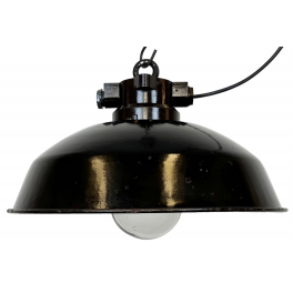 Industriální smaltovaná lampa