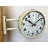 Oboustranné  Industriální hodiny VAN DOORN 32 cm