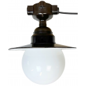 Industriální smaltovaná lampa