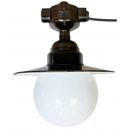 Industriální smaltovaná lampa