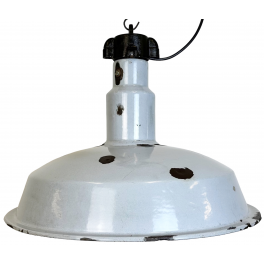 Industriální smaltovaná lampa