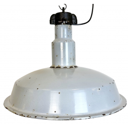 Industriální smaltovaná lampa