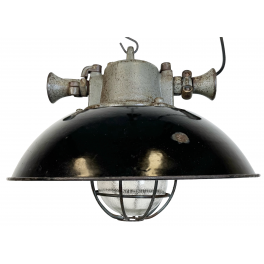 Industriální smaltovaná lampa