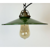 Industriální smaltovaná lampa