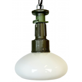 Industriální smaltovaná lampa