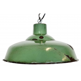 Industriální smaltovaná lampa