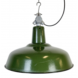 Industriální smaltovaná lampa 