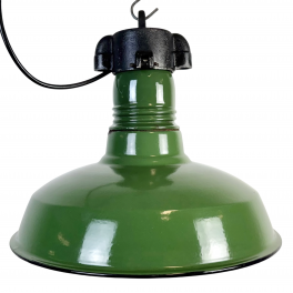 Industriální smaltovaná lampa  U.S.A.