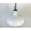 Industriální smaltovaná lampa Miller U.S.A.