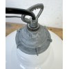 Industriální smaltovaná lampa Miller U.S.A.