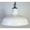 Industriální smaltovaná lampa Miller U.S.A.